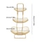 Fruit Basket Organizer Metal Wire Vegetable Storage Rack For Kitchen Counter 2