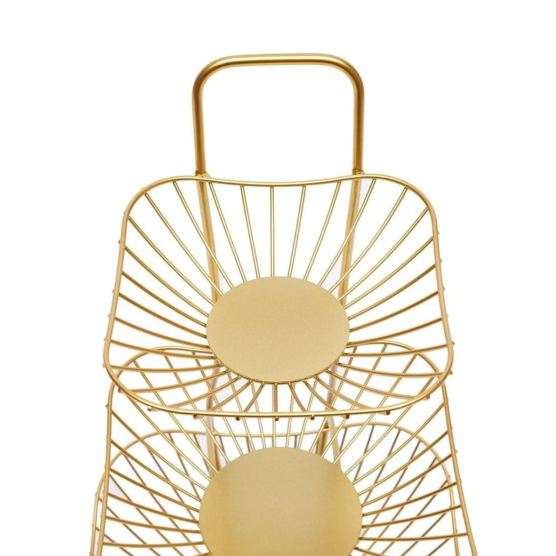 Fruit Basket Organizer Metal Wire Vegetable Storage Rack For Kitchen Counter 5