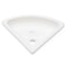 Compact RV Corner Sink Wall Mounted ABS Triangular Basin For Caravan Camper Bathroom 9