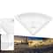 Compact RV Corner Sink Wall Mounted ABS Triangular Basin For Caravan Camper Bathroom 2
