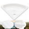 Compact RV Corner Sink Wall Mounted ABS Triangular Basin For Caravan Camper Bathroom 4