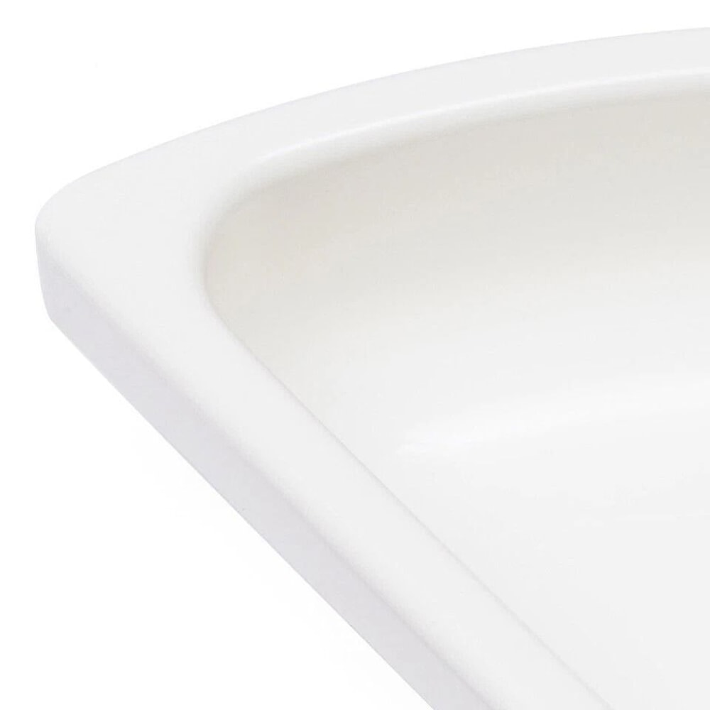 Compact RV Corner Sink Wall Mounted ABS Triangular Basin For Caravan Camper Bathroom 6