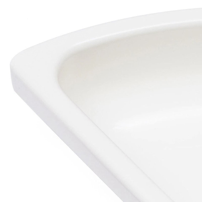 Compact RV Corner Sink Wall Mounted ABS Triangular Basin For Caravan Camper Bathroom 6