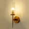 Modern Gold Wall Sconce Glass Shade Indoor Wall Light For Bedroom Hallway Living Room 0