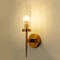 Modern Gold Wall Sconce Glass Shade Indoor Wall Light For Bedroom Hallway Living Room 0