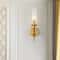 Modern Gold Wall Sconce Glass Shade Indoor Wall Light For Bedroom Hallway Living Room 1