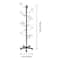 Hook Hat Display Rack Freestanding Organizer Stand For Home Retail Cap Storage 3
