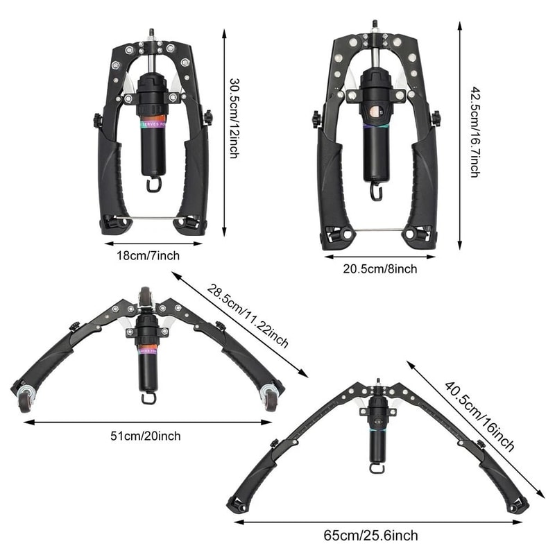 Adjustable Hydraulic Power Twister Arm Exerciser Manual Chest Expander For Home Strength Training 1