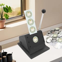 button maker punch cutter for pvc paper cards manual round badge die press