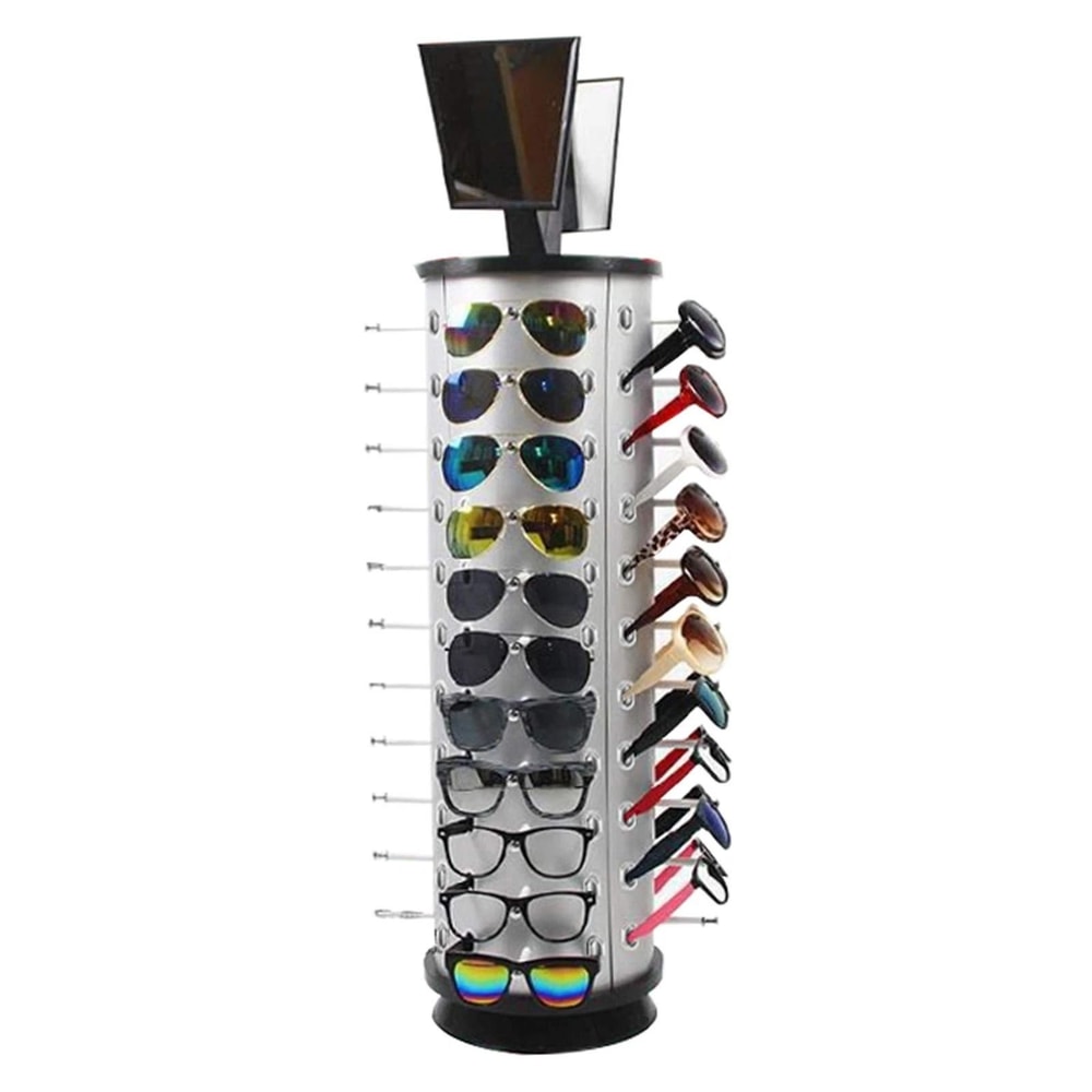 Sunglasses Display Rack Rotating Eyewear Organizer Stand For Retail Stores And Home Collections 6