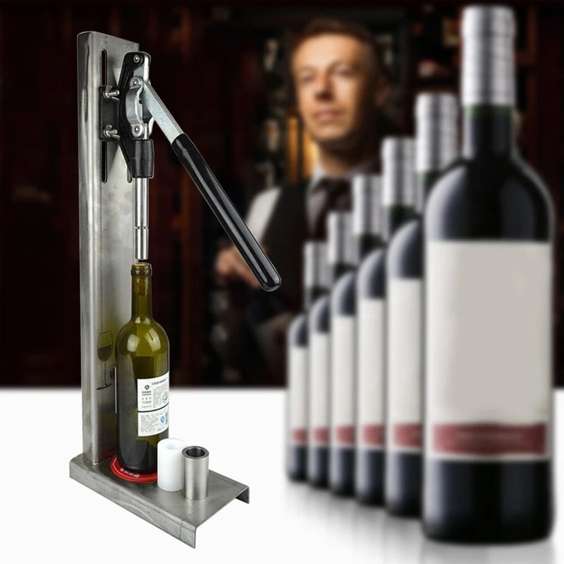 Manual Wine Corker Hand Press Bottle Corking Tool For Home Winemaking And Bottle Sealing 2