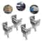 Heavy Duty Trailer Stake Pocket Winch Set For Flatbed Trucks Carbon Steel Cargo Tie Down System 5