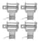 Heavy Duty Trailer Stake Pocket Winch Set For Flatbed Trucks Carbon Steel Cargo Tie Down System 7