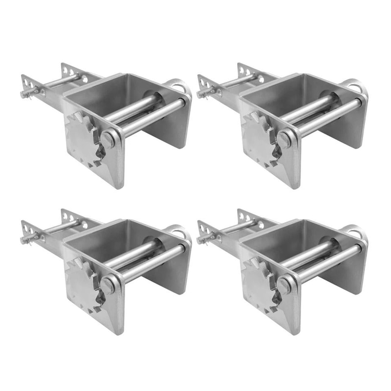 Heavy Duty Trailer Stake Pocket Winch Set For Flatbed Trucks Carbon Steel Cargo Tie Down System 11