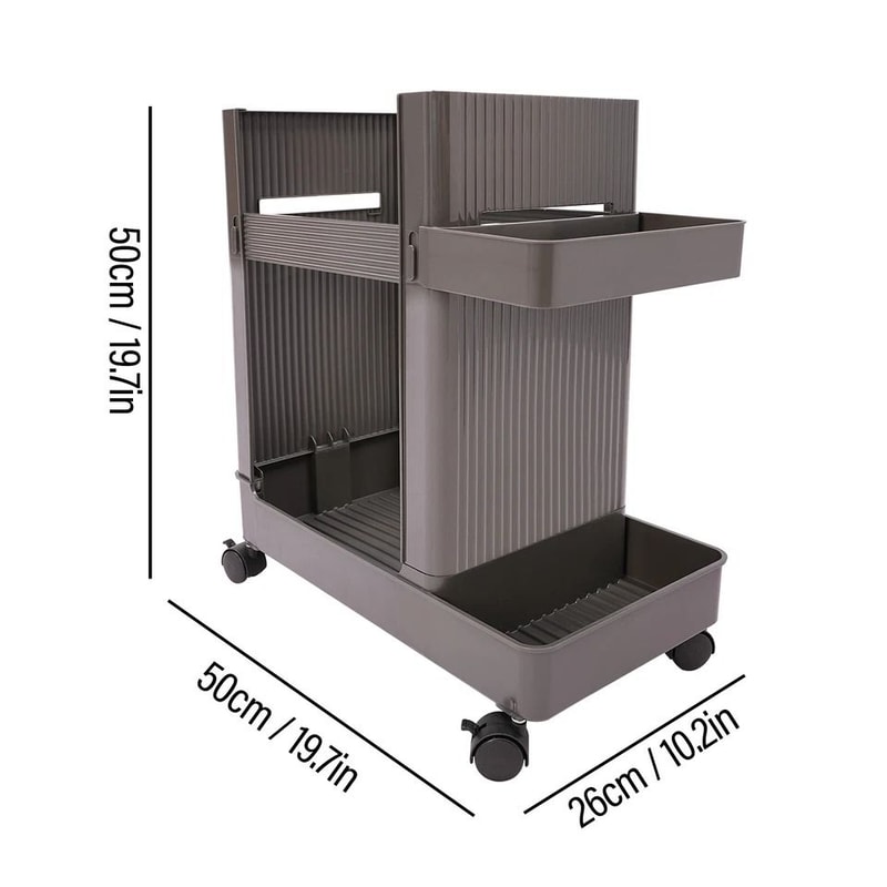 Adjustable Home Gym Storage Rack With Wheels For Dumbbells Yoga Mats And Workout Equipment 1
