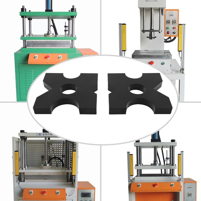 Heavy Duty Hydraulic Shop Press Plates For H Frame Press Steel Pressing Plate Set 13