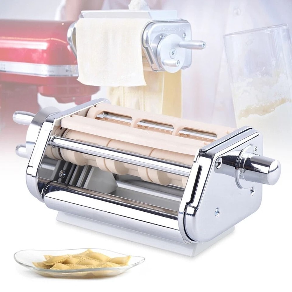 Stand Mixer Pasta Maker Ravioli Attachment Set For Fresh Homemade Pasta 8