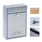 Stainless Steel Wall Mounted Lockable Mailbox Outdoor Post Box 3