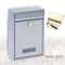 Stainless Steel Wall Mounted Lockable Mailbox Outdoor Post Box 6
