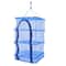 Layer Hanging Herb Drying Rack Foldable Mesh Food Fish Drying Net With Zipper 2