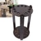 Floor Stand Cue Wooden Pool Cue Rack Holder For Pool Balls And Cue Storage 0