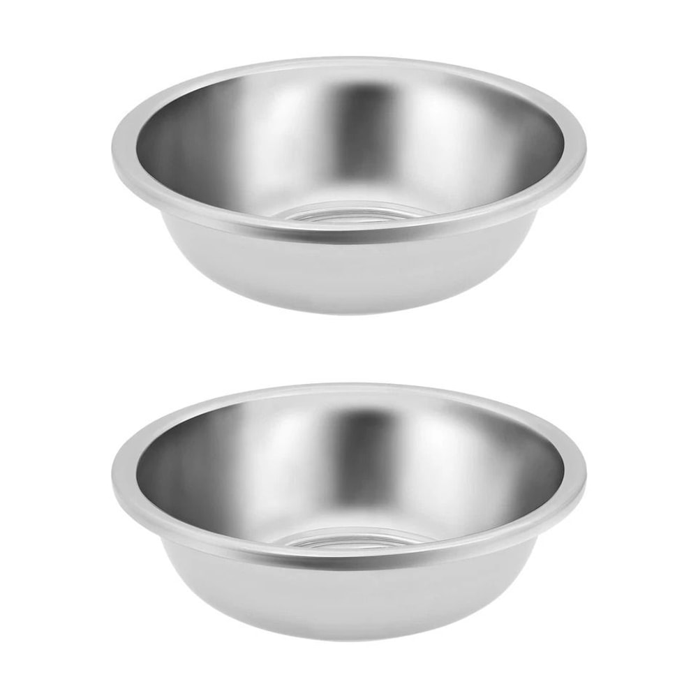 Heavy Duty Stainless Steel Mixing Bowls Large Commercial Kitchen Prep Bowls 2