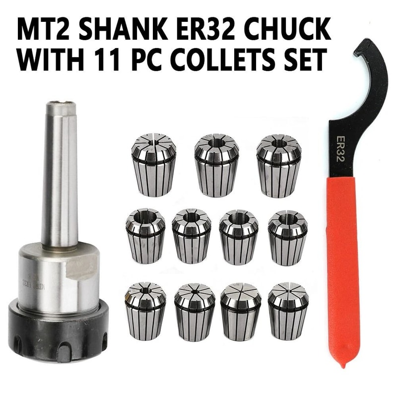 Morse Taper Collet Chuck Set Collet Set Milling Tool Holder For Milling Machines 2