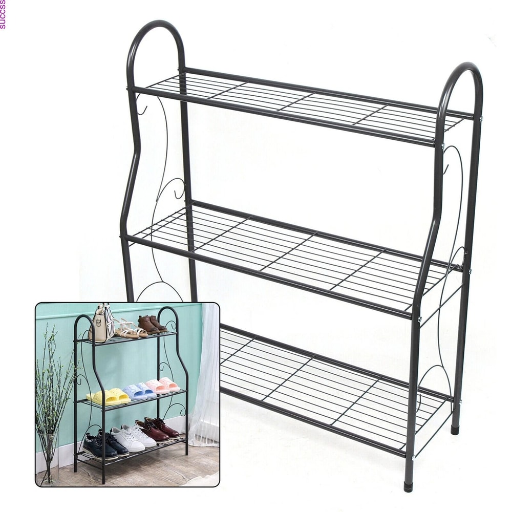 Metal Plant Stand Flower Pot Rack Indoor Outdoor Shelf Organizer 1