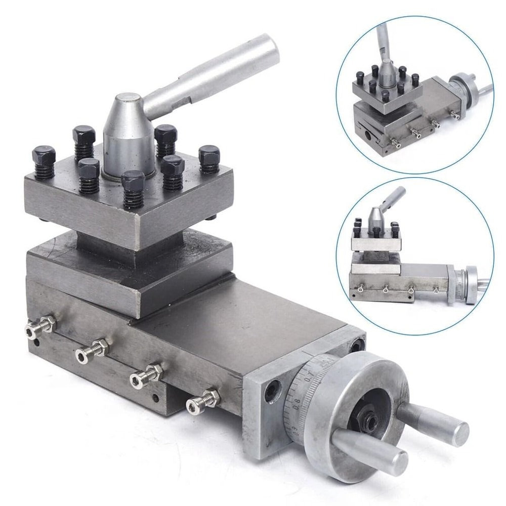 Metal Lathe Cross Slide Compound Tool Holder With Precision Parts 6