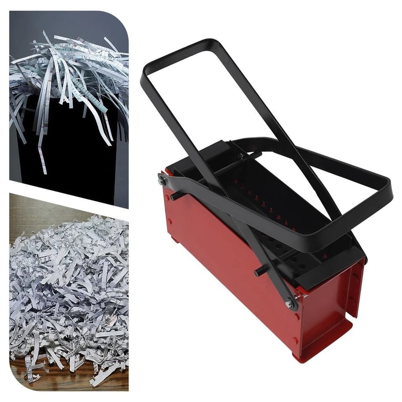 EcoPress Waste Paper Briquette Maker Manual Newspaper Brick Maker For Recycled Fuel Blocks 7