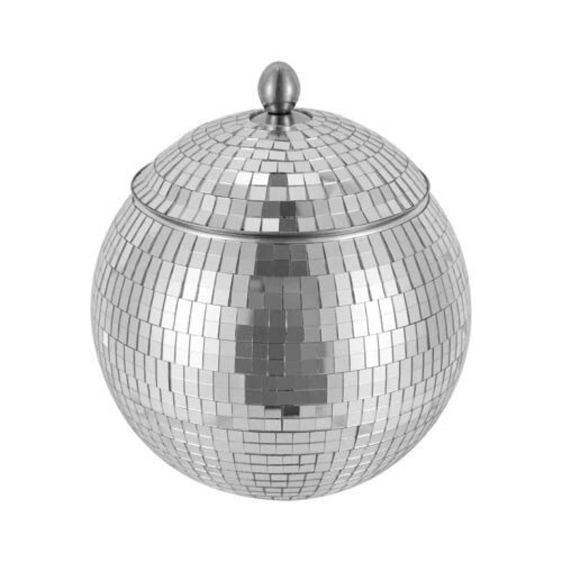 Disco Ball Ice Bucket Stylish Cocktail Chiller For Parties Bars And Home Entertaining 9