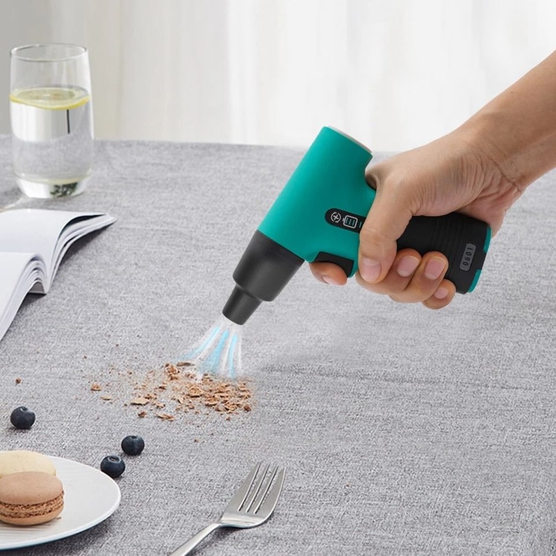 Rechargeable Mini Air Duster Portable Electric Air Blower For PC Keyboard Car Cleaning 5