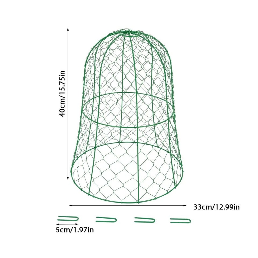Garden Chicken Wire Cloche Plant Protector Covers For Vegetables Flowers Seedlings 10