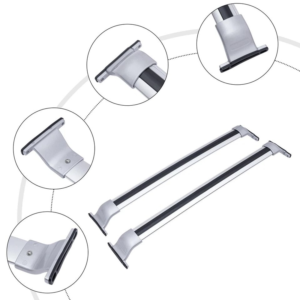Buick Enclave Roof Rack Cross Bars Heavy Duty Cargo Carrier Rails 2