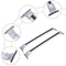 Buick Enclave Roof Rack Cross Bars Heavy Duty Cargo Carrier Rails 2