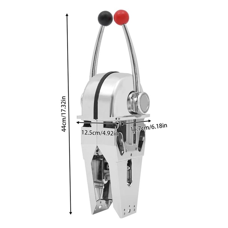 Universal Twin Lever Marine Throttle Control Handle For Dual Engine Boats 1