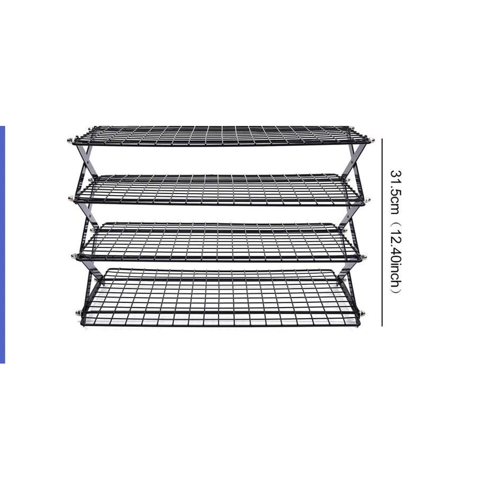 Collapsible Cooling Rack Adjustable Stackable Baking And Cookie Drying Stand 1