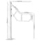 Heavy Duty Outdoor Stair Railing 36in UShaped Floor Mounted Grab Rail For Steps And Porches 1