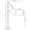 Heavy Duty Outdoor Stair Railing 36in UShaped Floor Mounted Grab Rail For Steps And Porches 1
