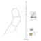 Heavy Duty Outdoor Stair Railing 36in UShaped Floor Mounted Grab Rail For Steps And Porches 2