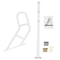Heavy Duty Outdoor Stair Railing 36in UShaped Floor Mounted Grab Rail For Steps And Porches 2