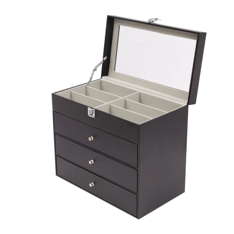 Grid Eyeglass Storage Organizer Case For Sunglasses Display And Glasses Collection 3
