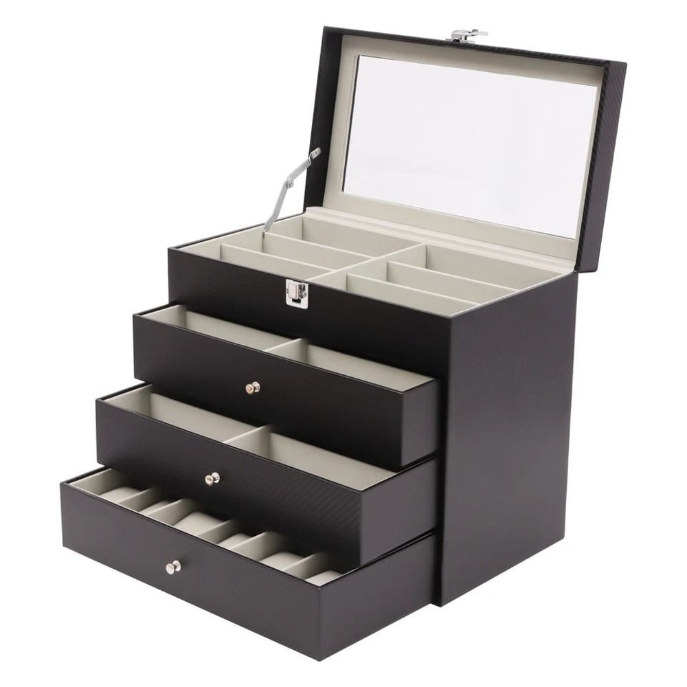 Grid Eyeglass Storage Organizer Case For Sunglasses Display And Glasses Collection 4