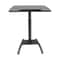 Pneumatic Adjustable Standing Desk Mobile Laptop Cart With Tilting Top Cup Holder 0