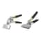 Curved Straight Jaw Sheet Metal Bending Pliers Hand Seamer Tool Anti Slip Grip 2