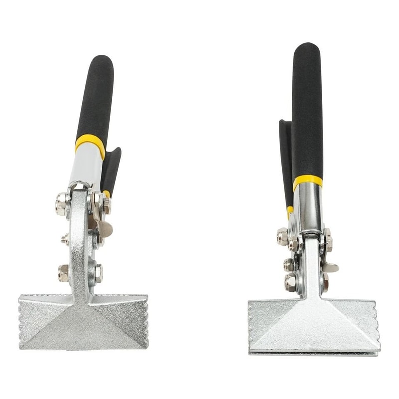 Curved Straight Jaw Sheet Metal Bending Pliers Hand Seamer Tool Anti Slip Grip 3