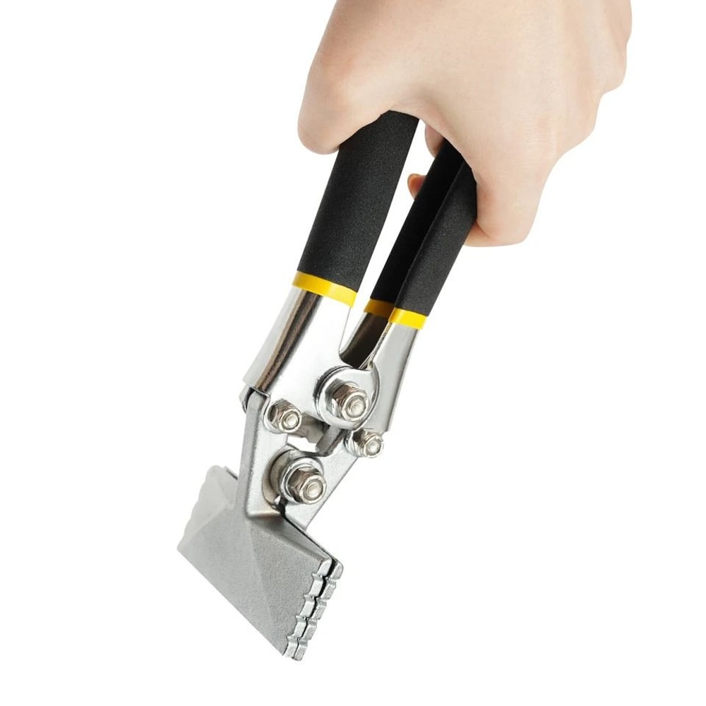 Curved Straight Jaw Sheet Metal Bending Pliers Hand Seamer Tool Anti Slip Grip 7