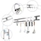 Magnetic Knife Holder With Hooks Wall Mounted Knife Strip Kitchen Organizer 1