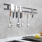 Magnetic Knife Holder With Hooks Wall Mounted Knife Strip Kitchen Organizer 2