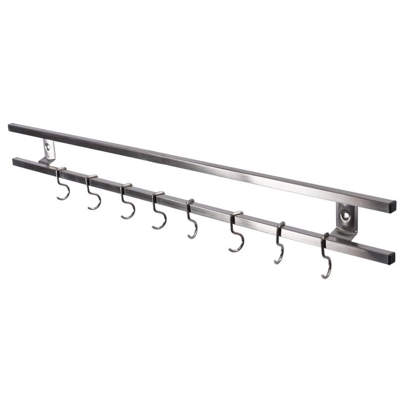 Magnetic Knife Holder With Hooks Wall Mounted Knife Strip Kitchen Organizer 4
